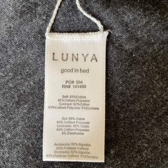 Lunya Restore Set - Muscle Tee Tank + Draped Joggers Gray XS - Picture 6 of 6